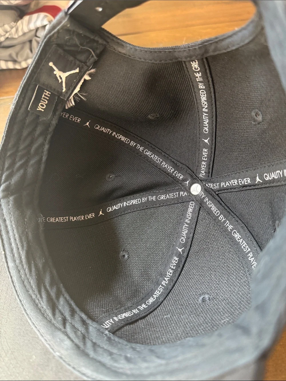 Jordan Youth Black Snapback Hat